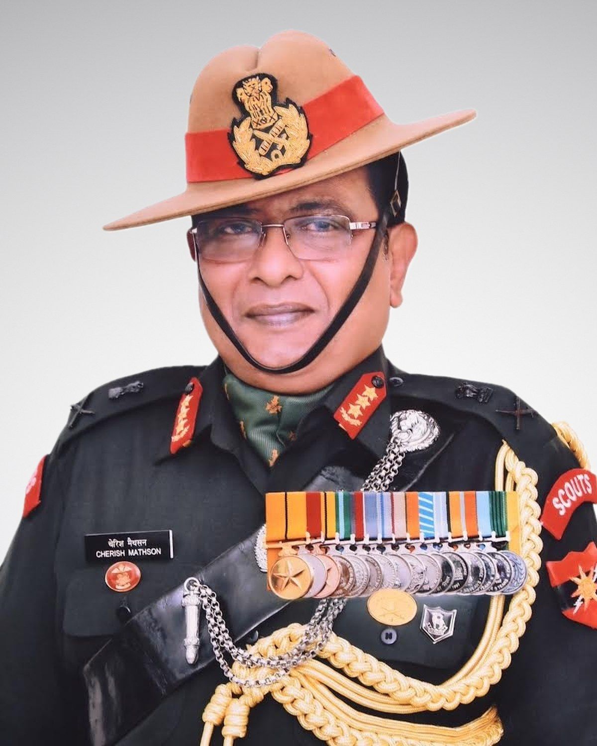 Portrait of Lieutenant General Cherish Mathson (Retd.)